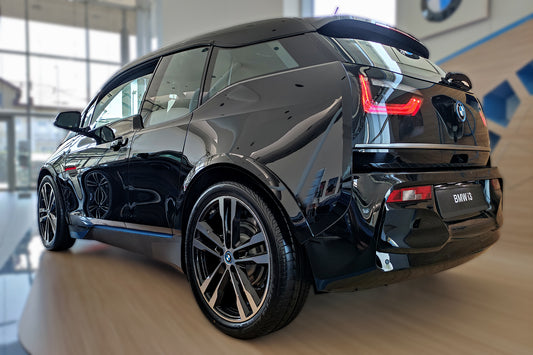 protector de parachoques trasero BMW i3 negro