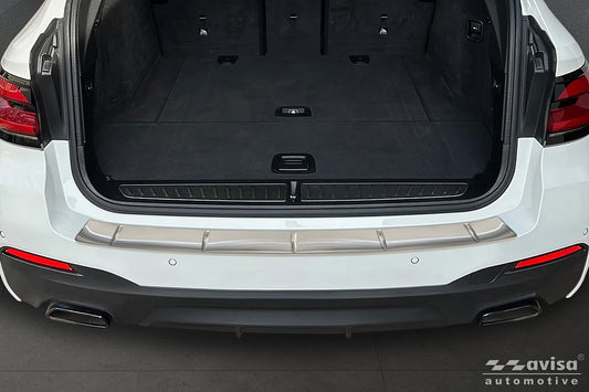 protector de parachoques trasero BMW 5 Touring plata