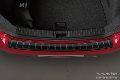 protector de parachoques trasero SEAT IBIZA negro