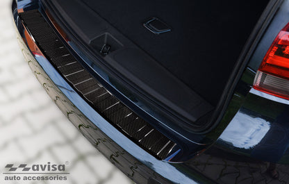 protector de parachoques trasero OPEL ASTRA K negro
