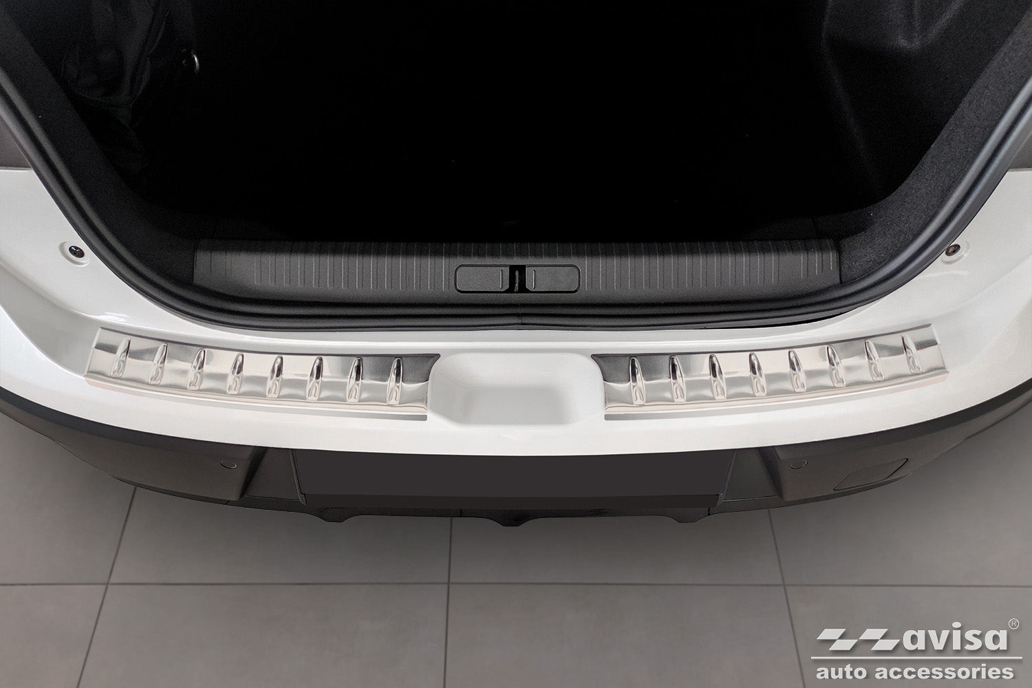 protector de parachoques trasero 2 piezas CITROEN C4X plata