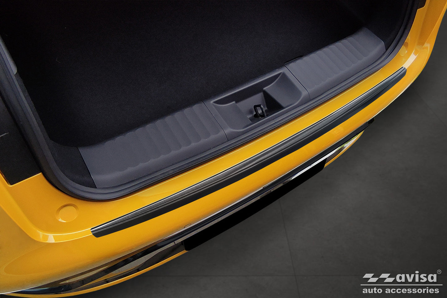 protector de parachoques trasero TOYOTA PRIUS (XW60) negro