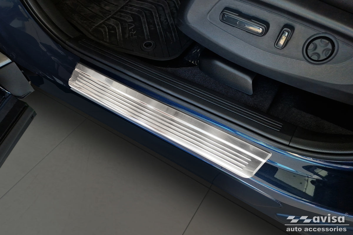 Protector umbral de puertas en relieve HONDA CR-V plata satinado