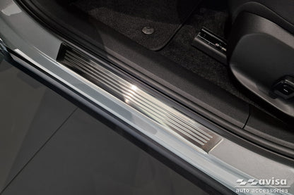 Protector umbral de puertas en relieve VOLVO EX 30 plata satinado