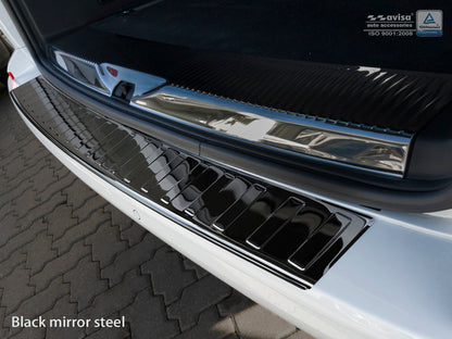protector de parachoques trasero VW TRANSPORTER T6T6.1, Caravelle negro espejo