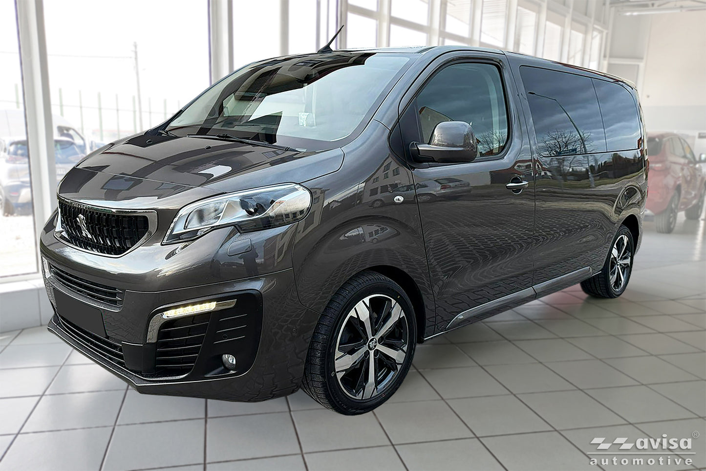 protector de parachoques trasero PEUGEOT EXPERT plata