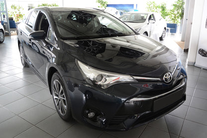 protector de parachoques trasero TOYOTA AVENSIS combi negro 2015+