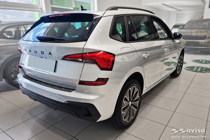 protector de parachoques trasero SKODA KAMIQ crossover negro