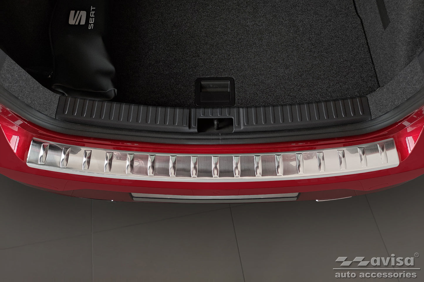 protector de parachoques trasero SEAT IBIZA plata