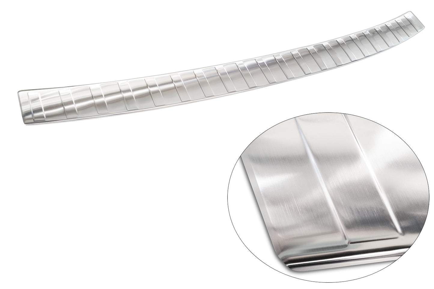 protector de parachoques trasero VW MULTIVAN T7 plata satinado