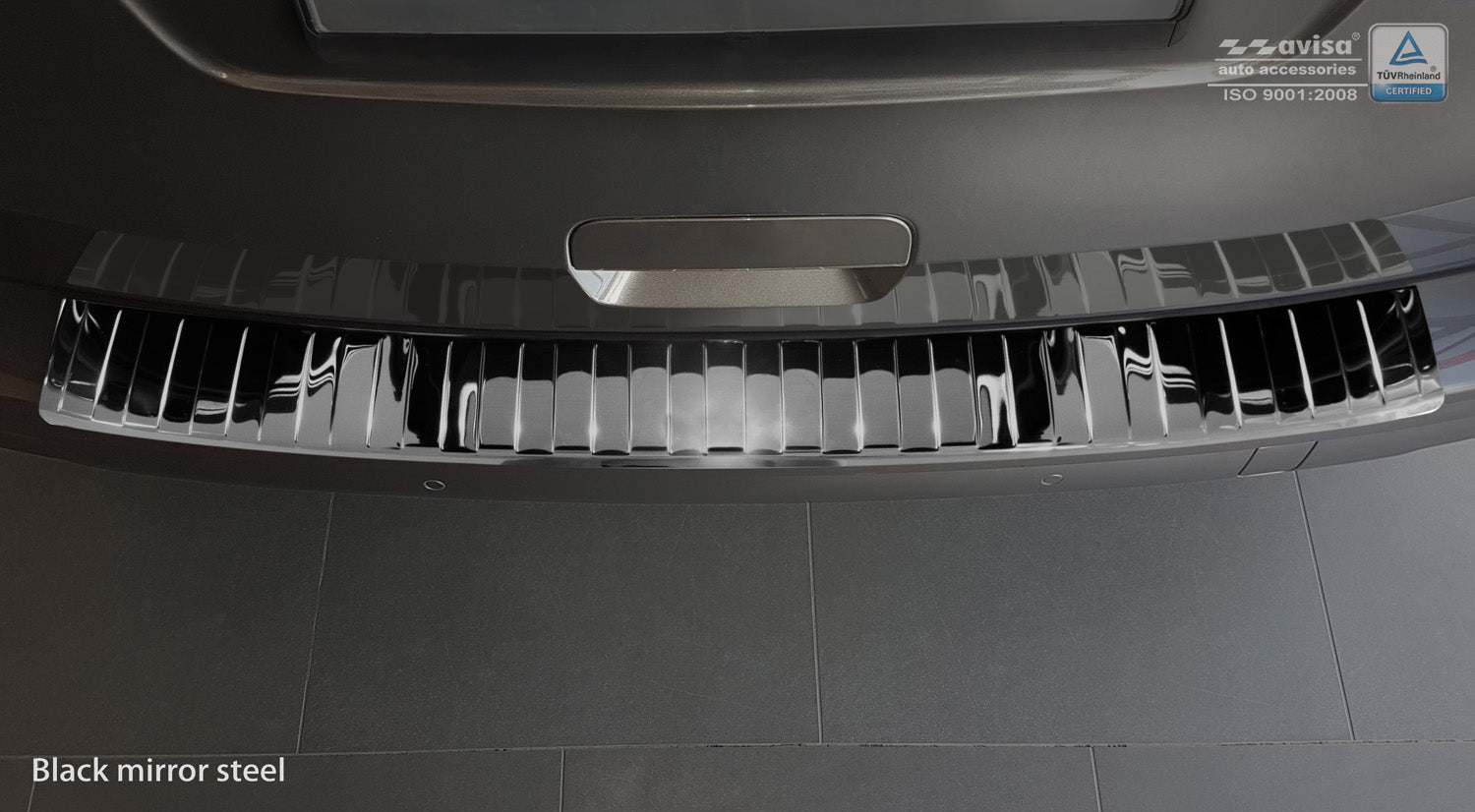 protector de parachoques trasero TOYOTA PROACE VERSO negro espejo