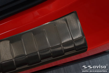 protector de parachoques trasero TOYOTA YARIS hatchback negro