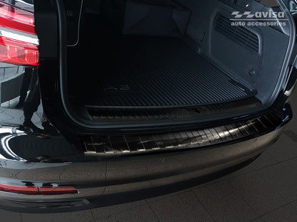 protector de parachoques trasero AUDI A6 C8 negro 2018-2025