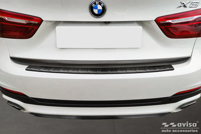 protector de parachoques trasero BMW X6 F16 negro