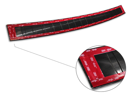 protector de parachoques trasero BMW 3 F31 touring negro 2012-18