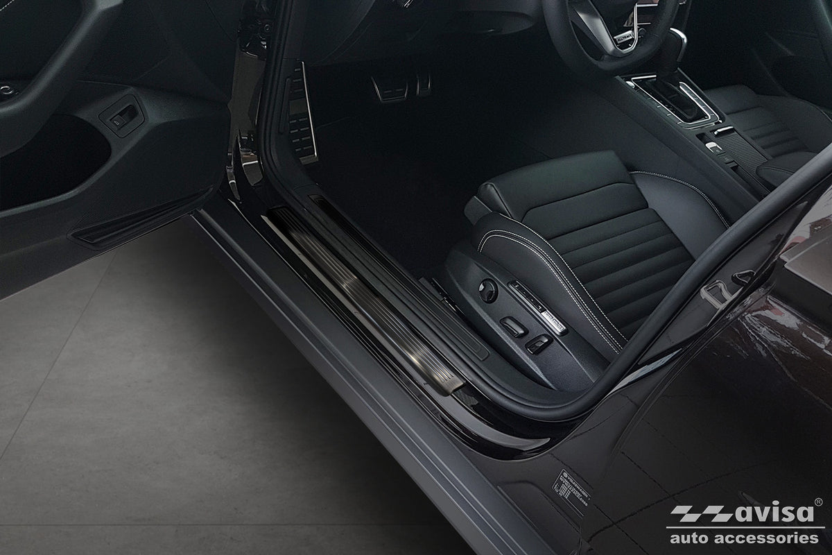 Protector umbral de puertas VW PASSAT B8 negro