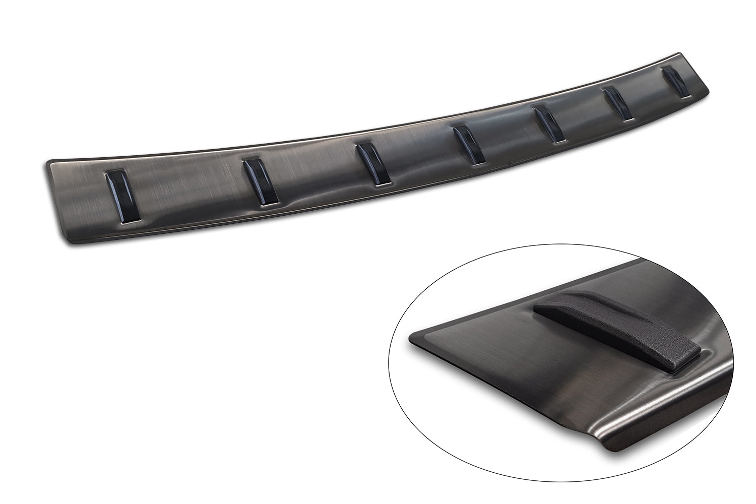 protector de parachoques trasero BMW 5 G61 negro