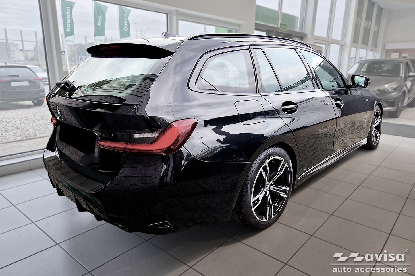 protector de parachoques trasero BMW 3 G21 Touring
