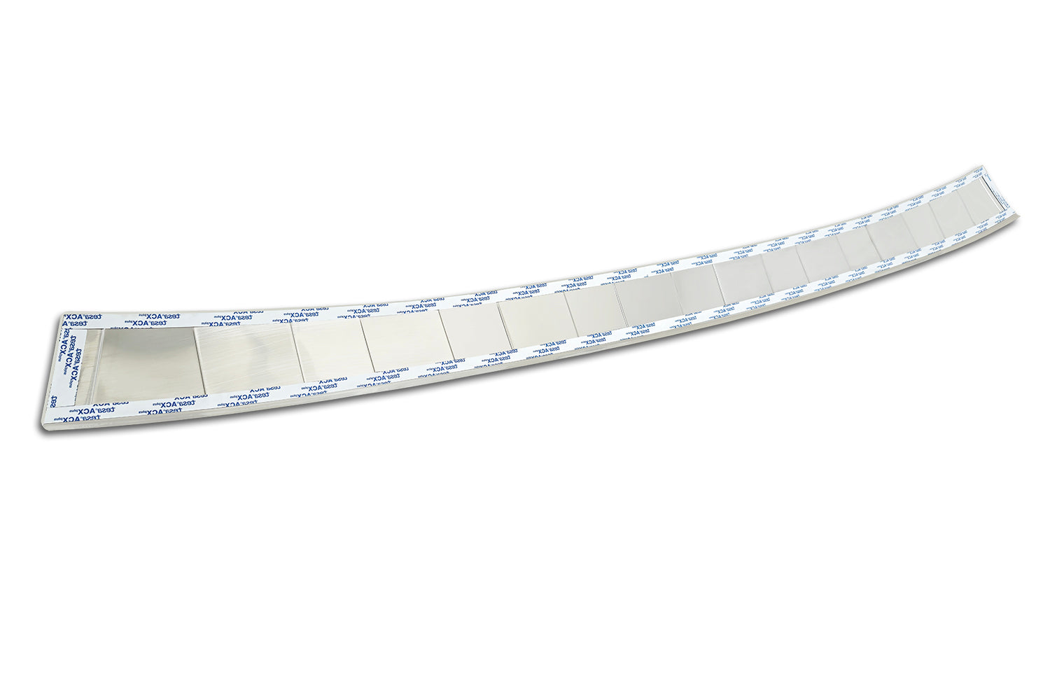 protector de parachoques trasero FORD TRANSIT COURER plata satinado