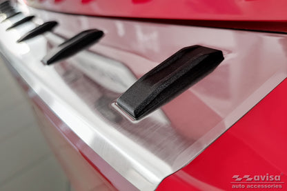 protector de parachoques trasero VW PASSAT B8 variant plata