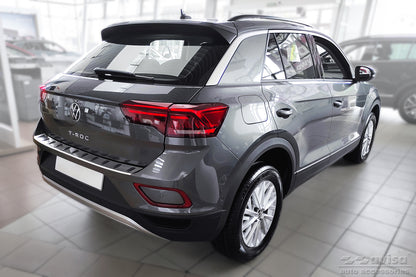 protector de parachoques trasero VW T-ROC cabrio plata