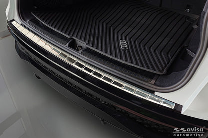 protector de parachoques trasero AUDI Q5 plata espejo