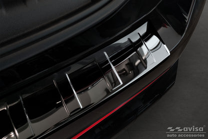 protector de parachoques trasero BMW X1 U11 negro espejo