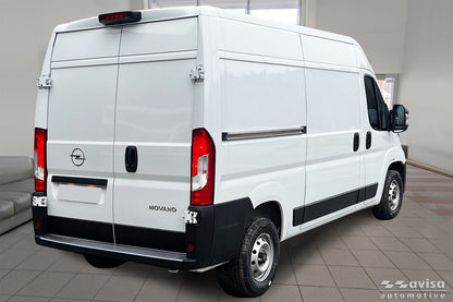 protector de parachoques trasero FIAT DUCATO plata satinado