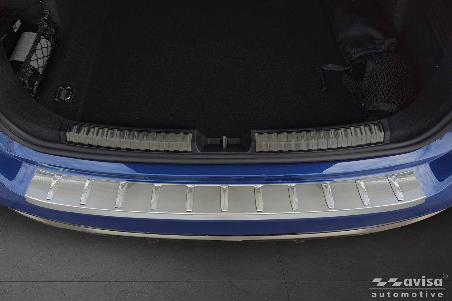 protector de parachoques trasero AUDI A5 Avant plata satinado