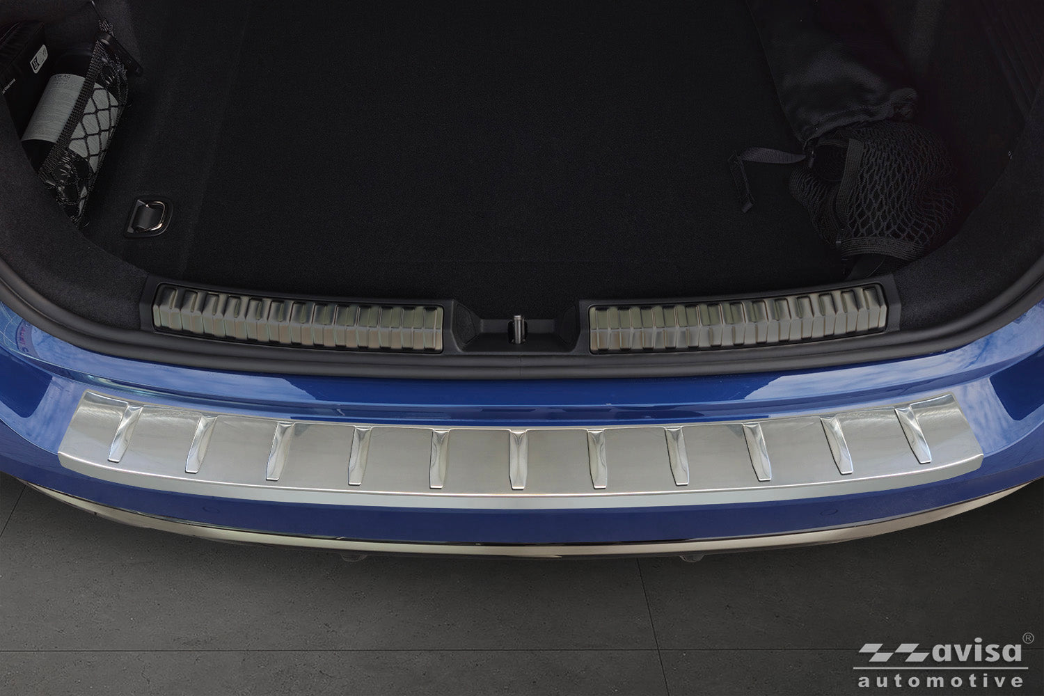 protector de parachoques trasero AUDI A5 Avant plata satinado