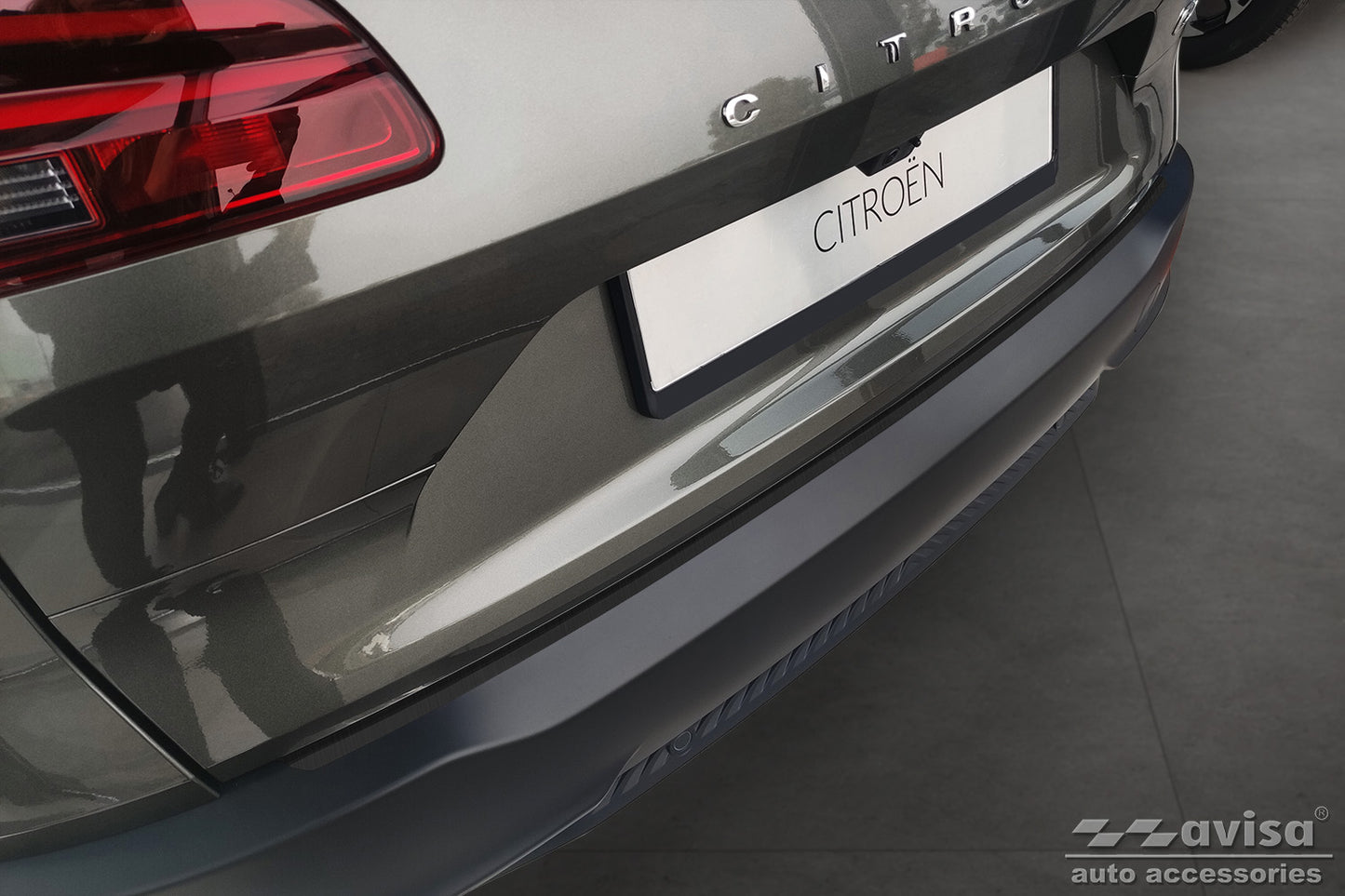protector de parachoques trasero CITROEN C5 X negro