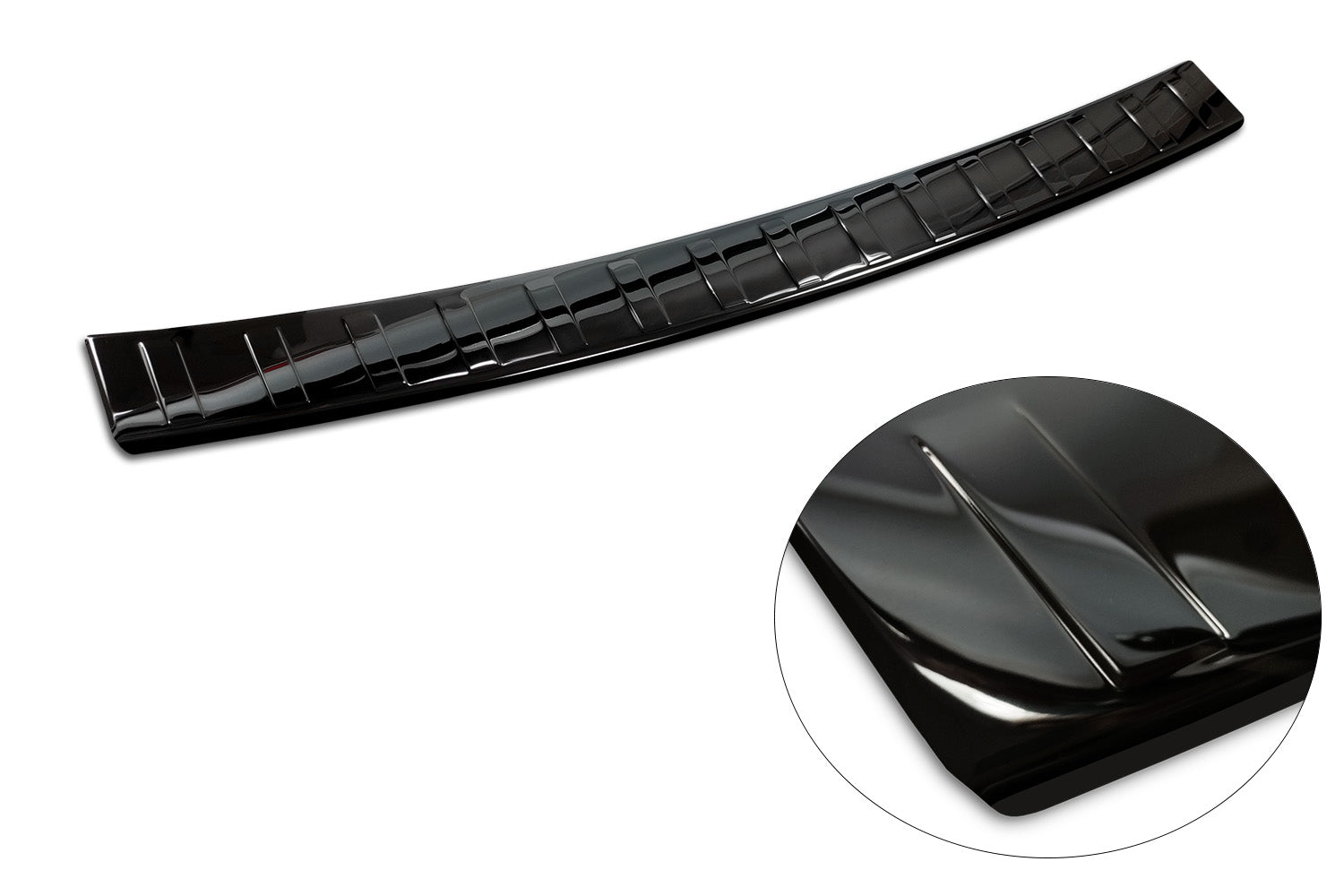protector de parachoques trasero BMW 2 ACTE TOURER negro espejo