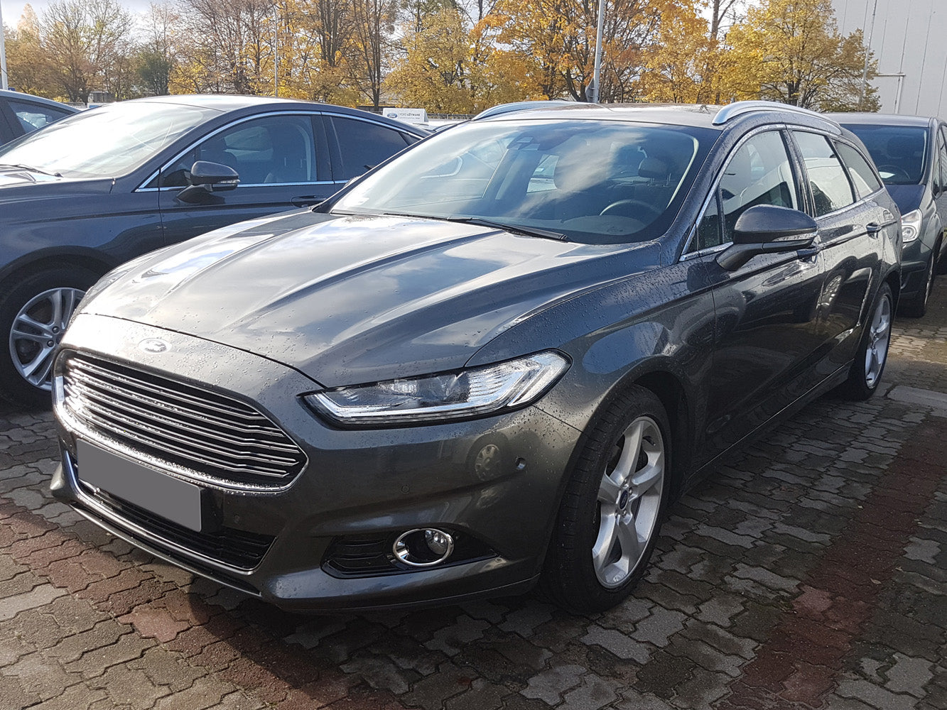 protector de parachoques trasero FORD MONDEO Turnier negro