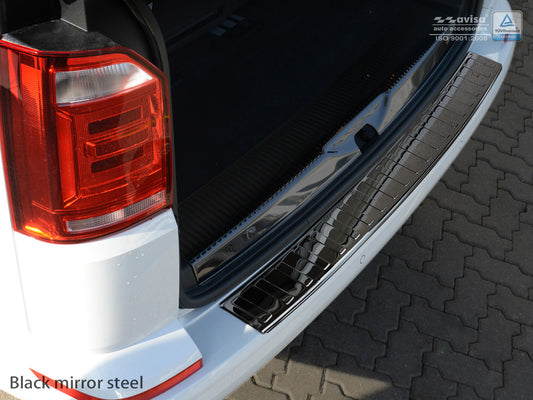 protector de parachoques trasero VW TRANSPORTER T6T6.1, Caravelle negro espejo