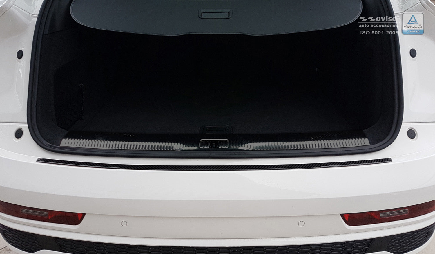protector de parachoques trasero AUDI Q3 FL negro