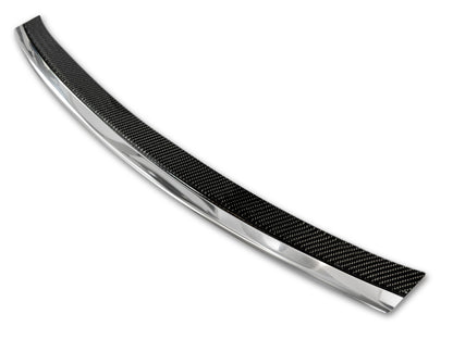 protector de parachoques trasero JAGUAR F-PACE espejo acero,negro fibra de carbono