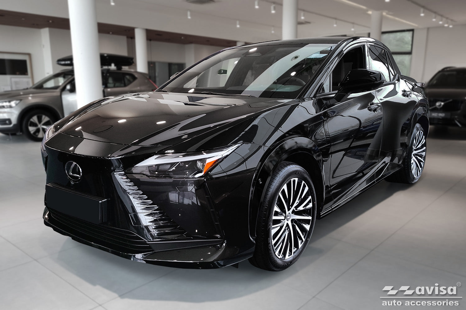 protector de parachoques trasero LEXUS RZ negro