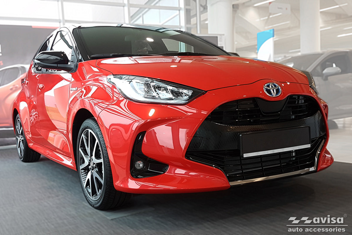 Protector umbral de puertas en relieve TOYOTA C-HR crossover plata satinado