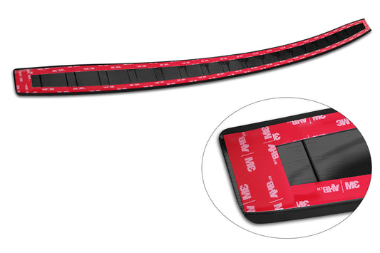 protector de parachoques trasero SSANGYONG REXTON negro