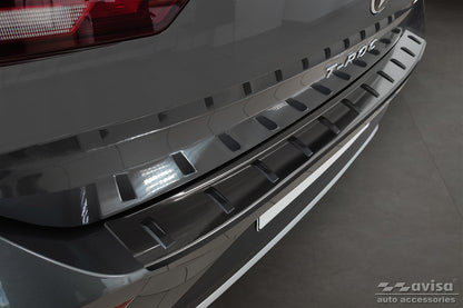 protector de parachoques trasero VW T-ROC cabrio negro