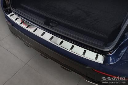 protector de parachoques trasero MERCEDES GLC (X253) 5D plata satinado