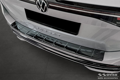 protector de parachoques trasero VW PASSAT B9 VARIANT negro espejo