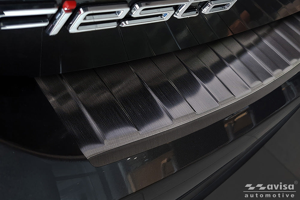 protector de parachoques trasero FORD FIESTA MK8 5d negro