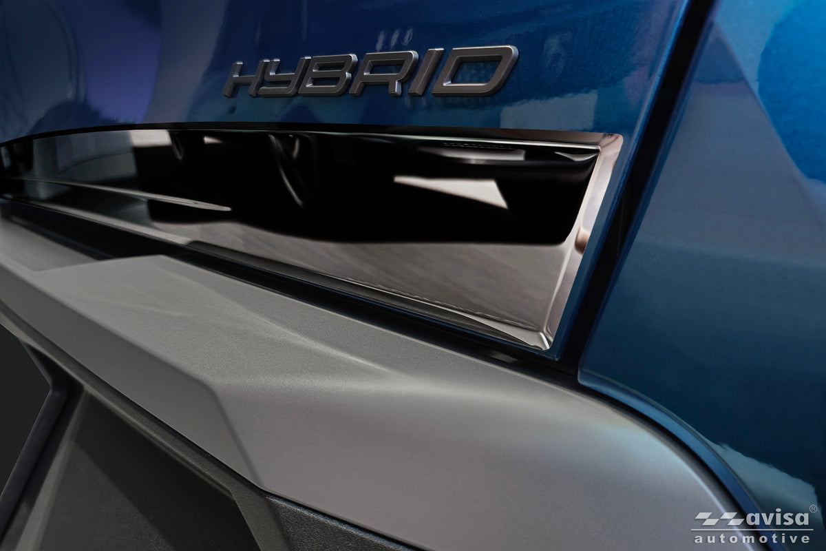 cubierta decorativa del portón trasero del PEUGEOT 3008 negro espejo