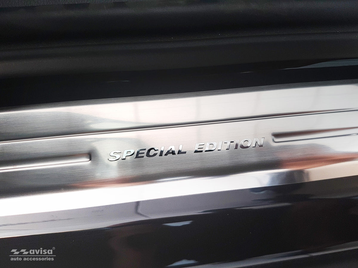 Protector umbral de puertas "Special Edition" VW TOUAREG plata satinado