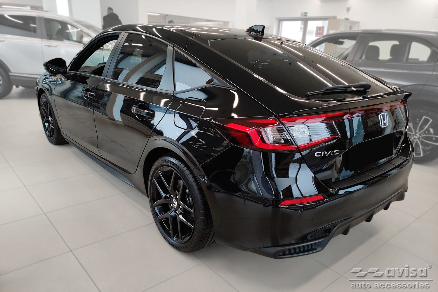 protector de parachoques trasero HONDA CIVIC hatchback