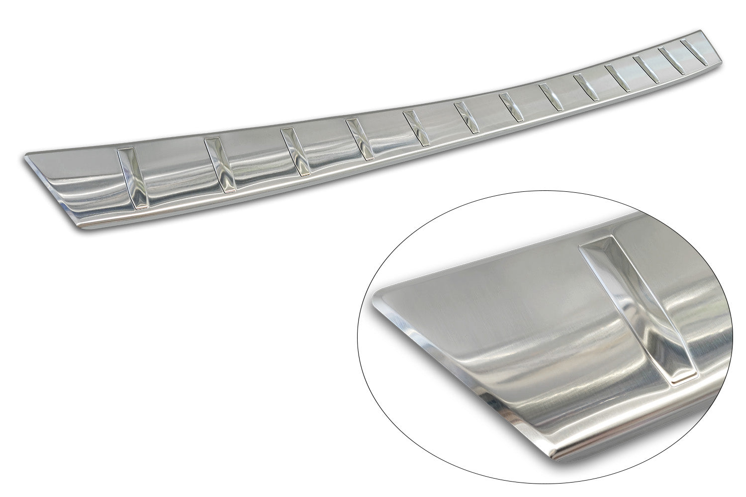 protector de parachoques trasero SUBARU FORESTER plata satinado
