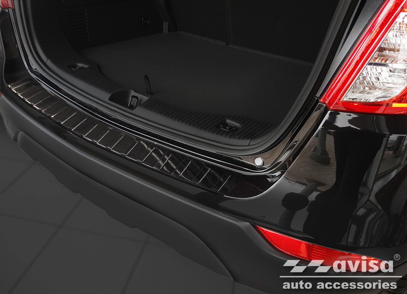 protector de parachoques trasero OPEL MOKKA X negro