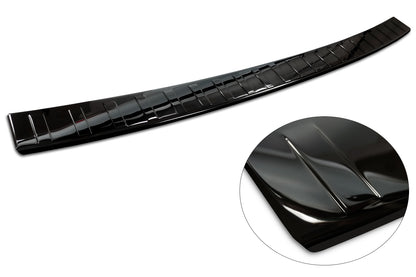 protector de parachoques trasero VW MULTIVAN T7 negro espejo