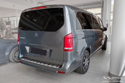 Protector umbral de puertas MERCEDES CLASE V W447 negro